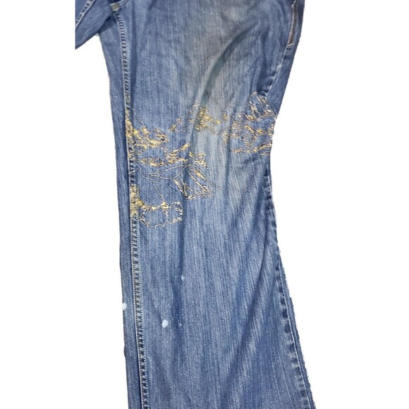 VTG 90s Baggie Jeans Men’s 40 – Distressed Hip Hop Grunge Streetwear Denim Y2K - Picture 3 of 16